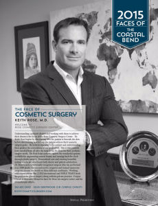 Dr Rose in the bend magazine 2015